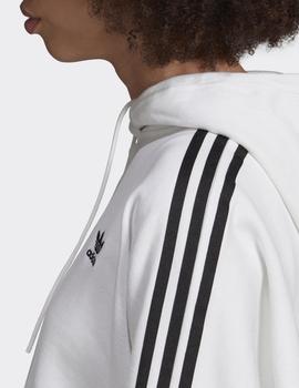 Sudadera Capucha CROPPED - Blanco