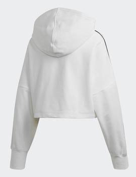 Sudadera Capucha CROPPED - Blanco