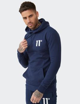 Sudadera Capucha Eleven Degree CORE PULLOVER - Insignia Blue