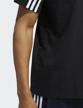 Camiseta Adidas 3STRIPE SS - Black/White