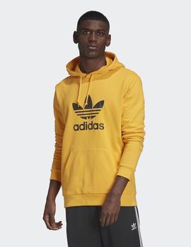 Sudaera Capucha Adidas TREFOIL - amarillo