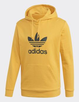 Sudaera Capucha Adidas TREFOIL - amarillo