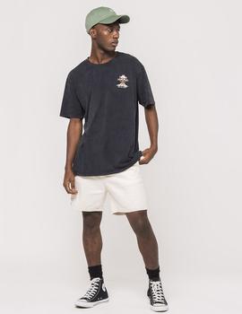 Camiseta Kaotiko TIE DYE TROPICAL - Antracita