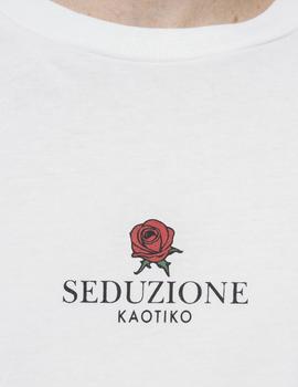 Camiseta Kaotiko VENUS ROSE - Blanco