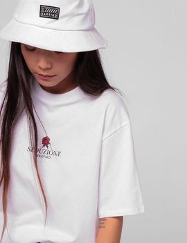 Camiseta Kaotiko VENUS ROSE - Blanco