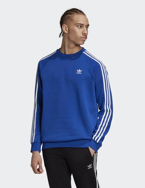 zorro ayer Adular Sudadera Adidas Crew 3-STRIPES - Azul royal