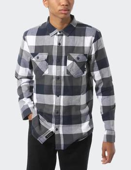 Camisa Vans BOX FLANNEL - Blanco/Azul