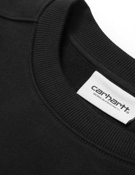 Sudadera W CARHARTT SWEAT - Negro/Blanco