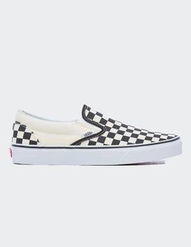 vans negro con blanco cuadros