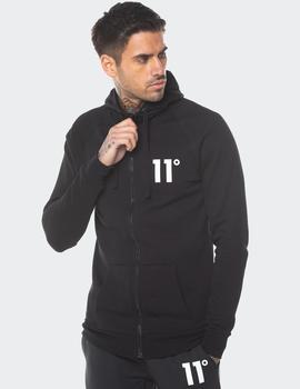 Sudadera Abierta Capucha CORE - Black