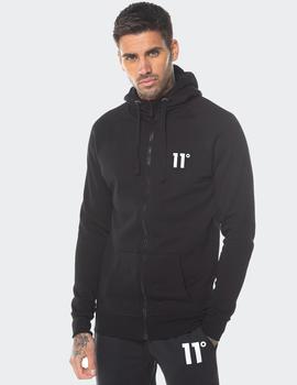 Sudadera Abierta Capucha CORE - Black