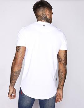 Camiseta Eleven Degree STRIPE LOGO - White