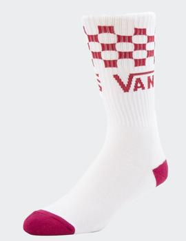 Calcetines CHECKER VANS CREW - CHILI PEPPER