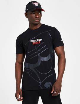 Camiseta BIG LOGO CHI BULLS - Negro