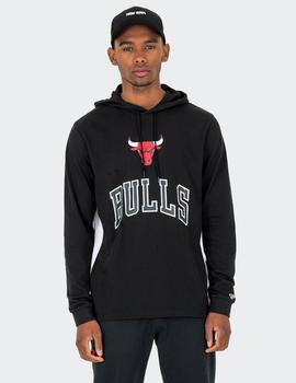 Sudadera CONTRAST PANEL CHI BULLS - Negro