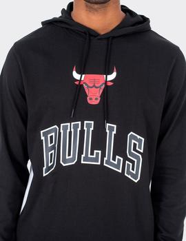 Sudadera CONTRAST PANEL CHI BULLS - Negro