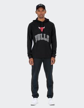 Sudadera CONTRAST PANEL CHI BULLS - Negro