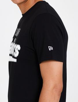 Camiseta WORDMARK RAIDERS - Negro
