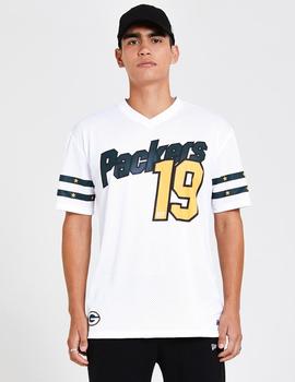 Camiseta STRIPE OVERSIZE PACKERS - Blanco