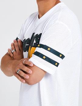 Camiseta STRIPE OVERSIZE PACKERS - Blanco