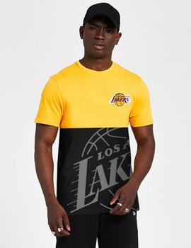 Camiseta LARGE OTL LA LAKERS - Amarillo/Negro
