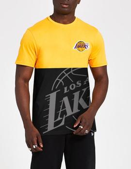 Camiseta LARGE OTL LA LAKERS - Amarillo/Negro