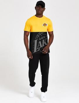 Camiseta LARGE OTL LA LAKERS - Amarillo/Negro