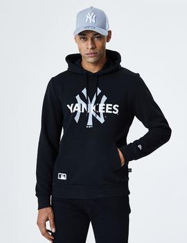 Sudadera Capucha LOGO NY YANKEES - Negro