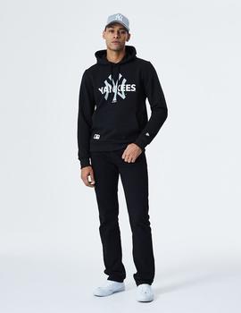 Sudadera Capucha LOGO NY YANKEES - Negro