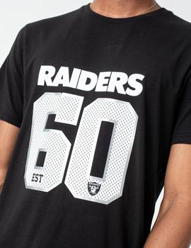 Camiseta SUPPORTERS RAIDERS - Negro
