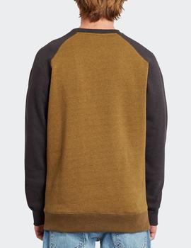 Sudadera Volcom Crew HOMAK - Golden Brown