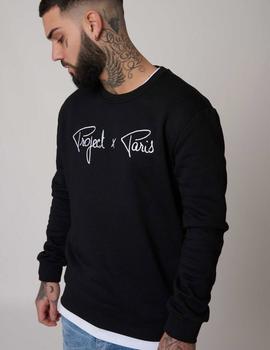 Sudadera Crew Project X Paris 1920009 LOGO - Negro