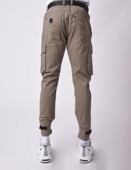 Pantalón Project X Paris 1990006 CARGO VELCRO - Beige