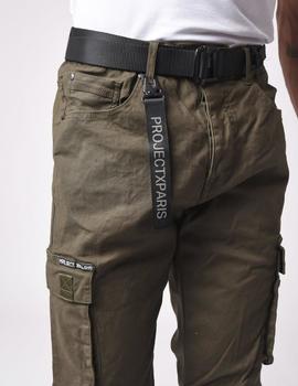 Pantalón Project X Paris 1990006 CARGO VELCRO - Khaki