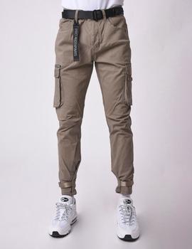 Pantalón Project X Paris 1990006 CARGO VELCRO - Beige