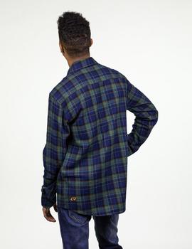 Camisa Hydroponic SCOT - Navy-Green Check