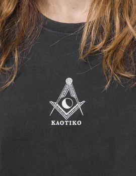 Camiseta Kaotiko TIE DYE - Masón Negro