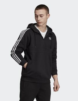 Sudadera capucha Adidas 3-STRIPES HZ - Negro