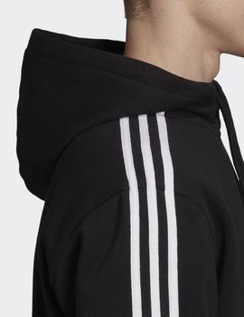 Sudadera capucha Adidas 3-STRIPES HZ - Negro