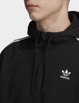 Sudadera capucha Adidas 3-STRIPES HZ - Negro