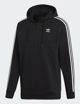 Sudadera capucha Adidas 3-STRIPES HZ - Negro