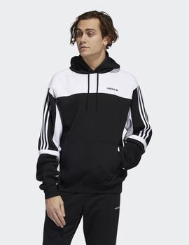 Sudadera Capucha Adidas CLASSICS - Negro blanco