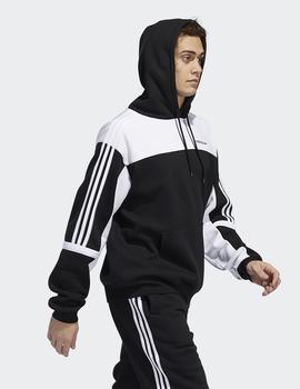 Sudadera Capucha Adidas CLASSICS - Negro blanco