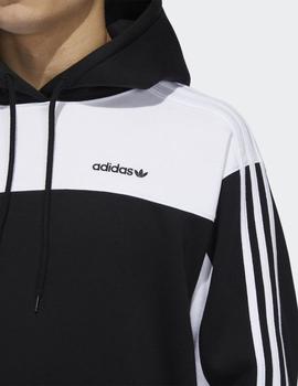 Sudadera Capucha Adidas CLASSICS - Negro blanco