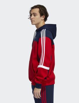 Sudadera Capucha Adidas CLASSICS - Rojo Azul