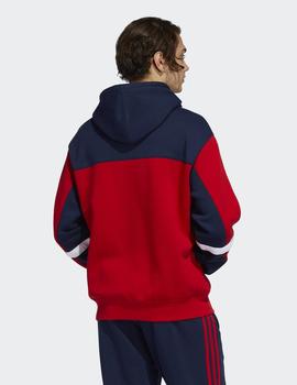 Sudadera Capucha Adidas CLASSICS - Rojo Azul