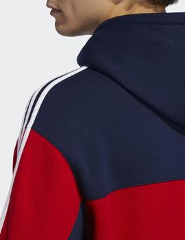 Sudadera Capucha Adidas CLASSICS - Rojo Azul