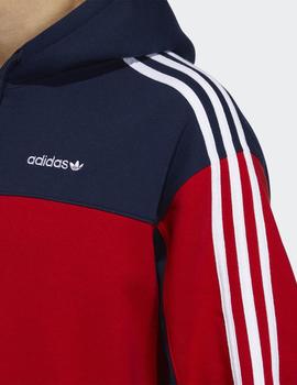 Sudadera Capucha Adidas CLASSICS - Rojo Azul