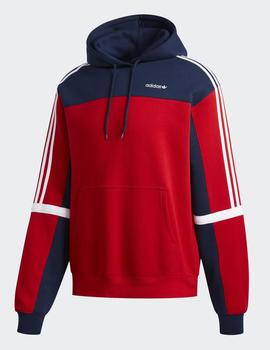 Sudadera Capucha Adidas CLASSICS - Rojo Azul