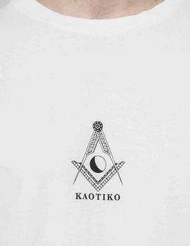 Camiseta Kaotiko MASÓN - Blanco